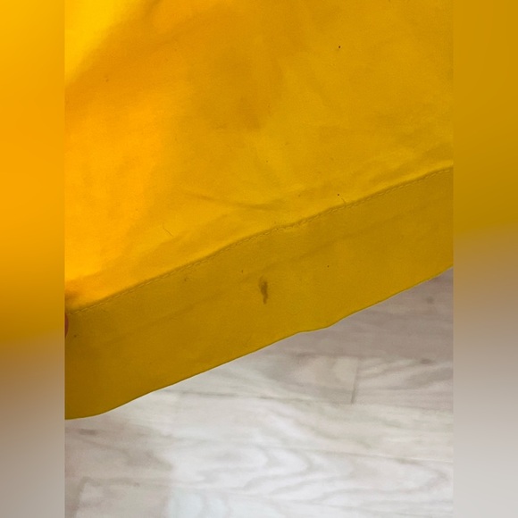 Calvin Klein Collection V-Neck Dress in Yellow Size 4 - Picture 4 of 11